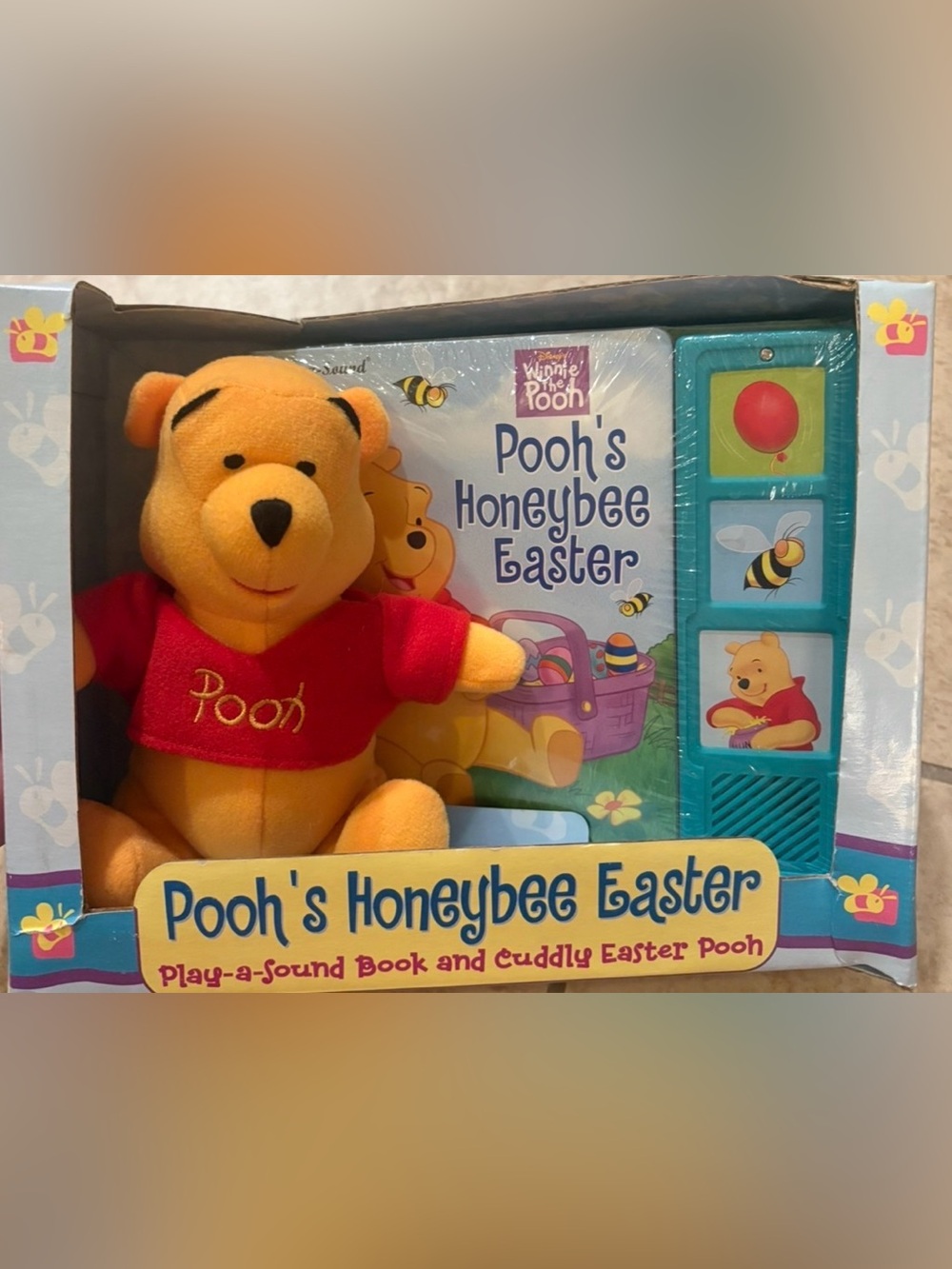 Vintage Winnie the Pooh plush/book (new)